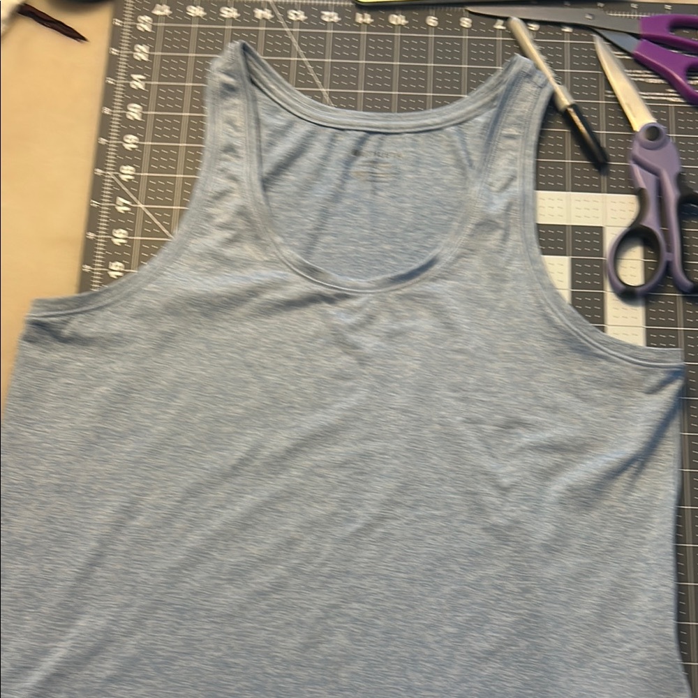 Athleta Heather Blue Tank Top